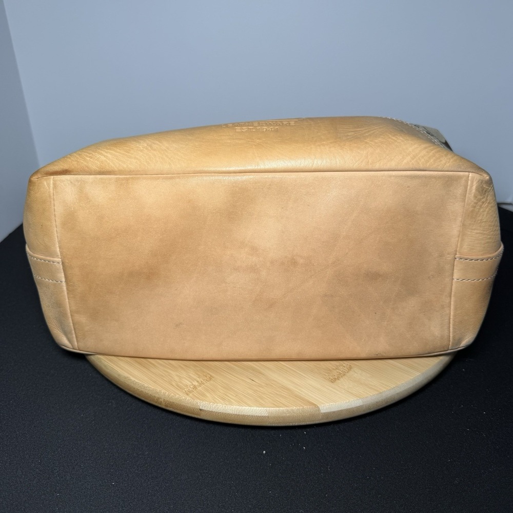 COACH Purse Vintage Signature Jacquard Canvas Leather Hobo Shoulder Bag 2156 Y2K - Picture 7 of 10